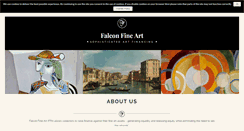 Desktop Screenshot of falconfineart.com