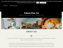 Tablet Screenshot of falconfineart.com